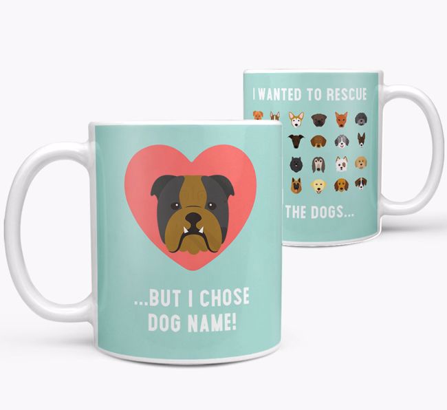 'Rescue All The Dogs' - Personalized {breedFullName} Mug